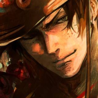 One Piece Ace phone wallpaper