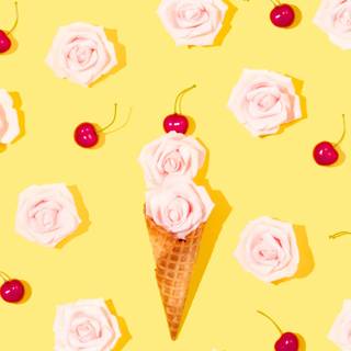 Cream iPhone wallpaper