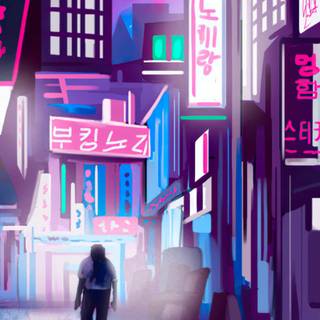 Retro futurism iPhone wallpaper