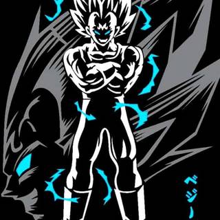 Vegeta amoled wallpaper