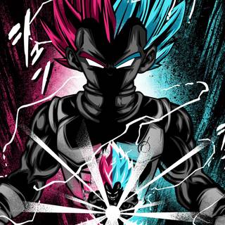 Vegeta amoled wallpaper