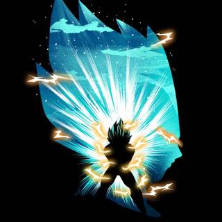 Vegeta amoled wallpaper