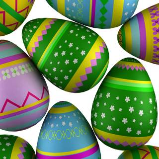 Cute Easter eggs wallpaper