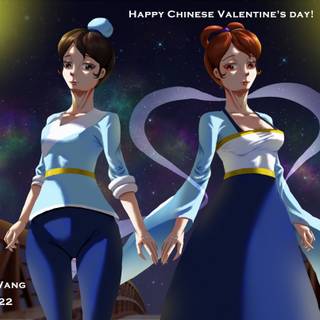 Chinese Valentine's Day wallpaper