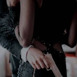 Gangster couple wallpaper