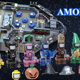 Among Us Lego wallpaper