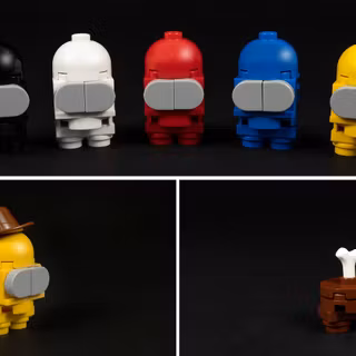 Among Us Lego wallpaper