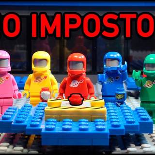 Among Us Lego wallpaper