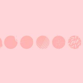 Aesthetic pink laptop HD wallpaper