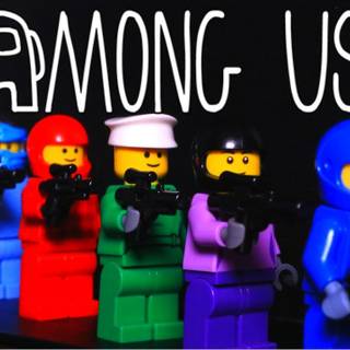 Among Us Lego wallpaper