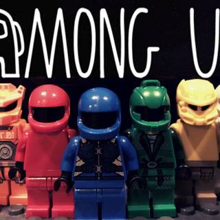 Among Us Lego wallpaper