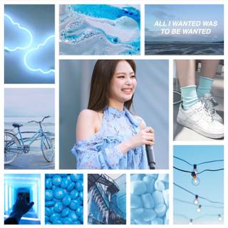 Blue Jennie wallpaper