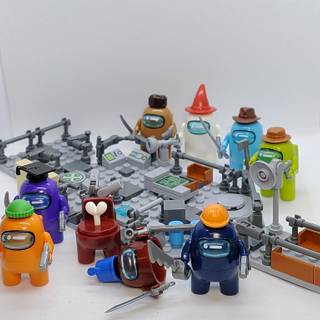 Among Us Lego wallpaper