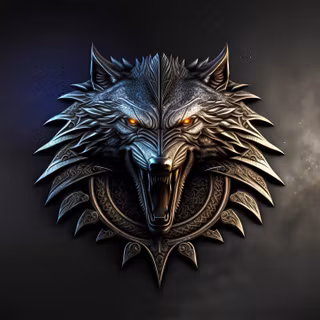 The Witcher logo 4k wallpaper