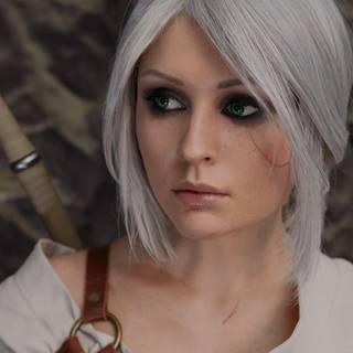 The Witcher logo 4k wallpaper