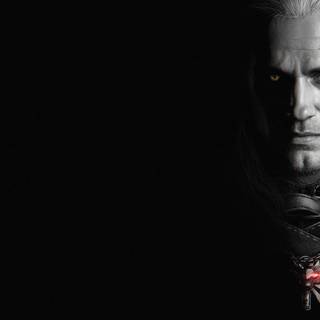 The Witcher logo 4k wallpaper