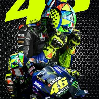 Valentino Rossi iPhone wallpaper