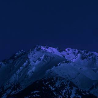Night mountain phone wallpaper