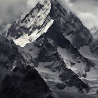 Night mountain phone wallpaper