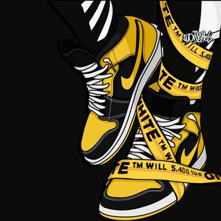 Drippy shoes PC wallpaper