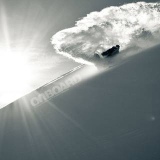 Snowboarding iPhone wallpaper