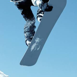 Snowboarding iPhone wallpaper