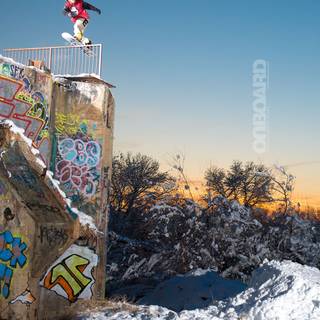 Snowboarding iPhone wallpaper