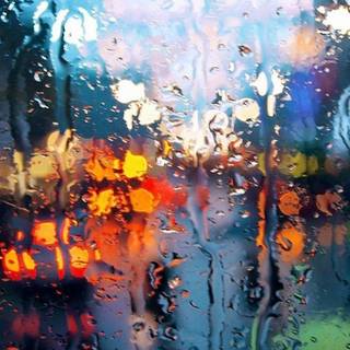 Rainy phone wallpaper