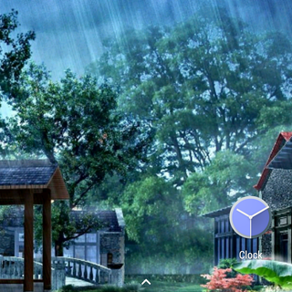 Rainy phone wallpaper