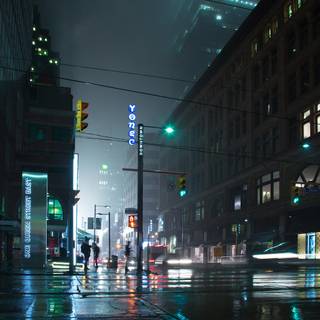 Rainy phone wallpaper