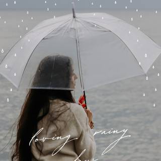 Rainy phone wallpaper