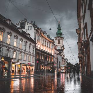 Rainy phone wallpaper