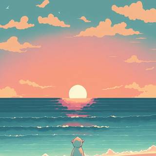 Phone sunrise wallpaper