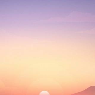 Phone sunrise wallpaper