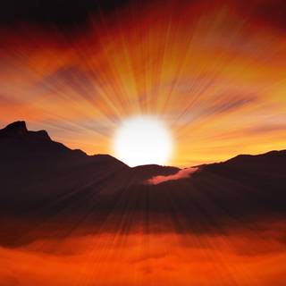 Phone sunrise wallpaper