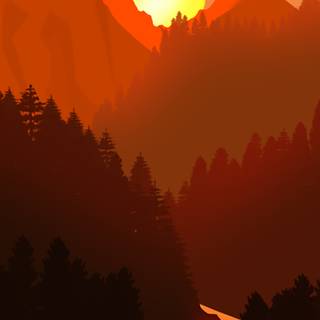 Phone sunrise wallpaper