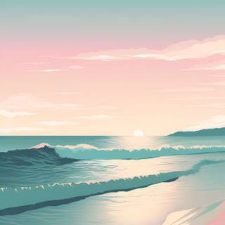 Phone sunrise wallpaper