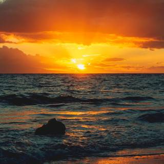 Phone sunrise wallpaper