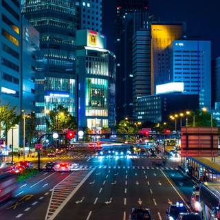 Tokyo city phone wallpaper