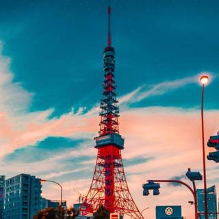 Tokyo city phone wallpaper