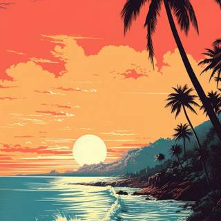 Phone sunrise wallpaper