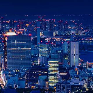 Tokyo city phone wallpaper