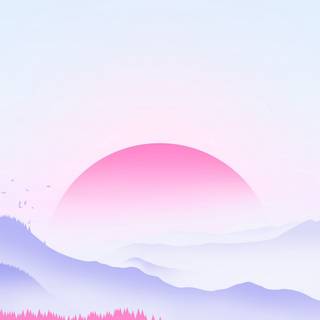 Phone sunrise wallpaper