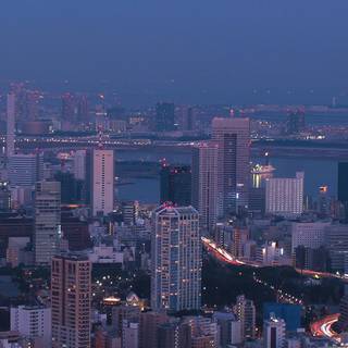 Tokyo city phone wallpaper