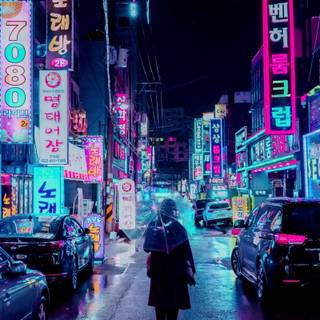 Tokyo city phone wallpaper