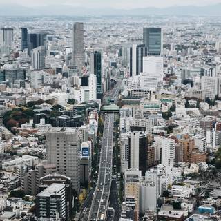 Tokyo city phone wallpaper