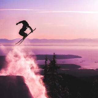 Ski iPhone wallpaper