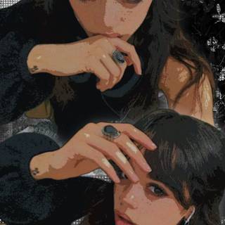 Jenna Ortega phone wallpaper