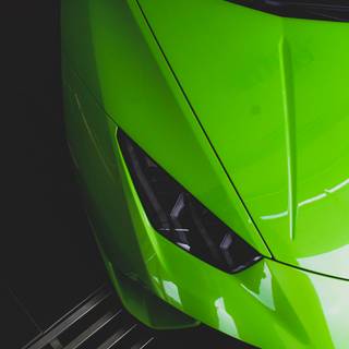 Green car phone wallpaper