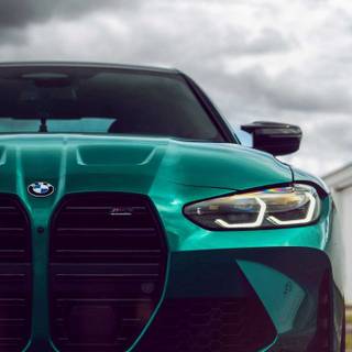 Green car phone wallpaper